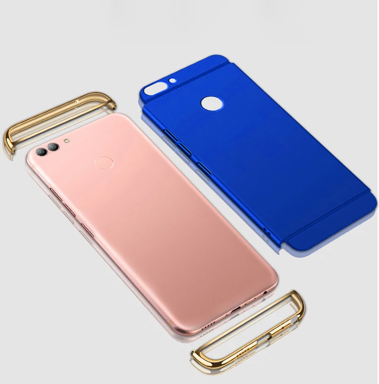 Huawei P Smart Case для huawei Enjoy 7 S чехол Роскошный 3 в 1 защитная задняя крышка для huawei PSmart телефонные чехлы Coque