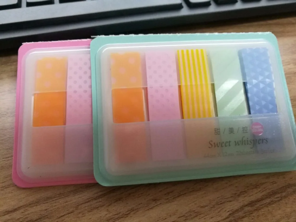 Кавайные прозрачные конфетные цветные блокноты для заметок наклейки