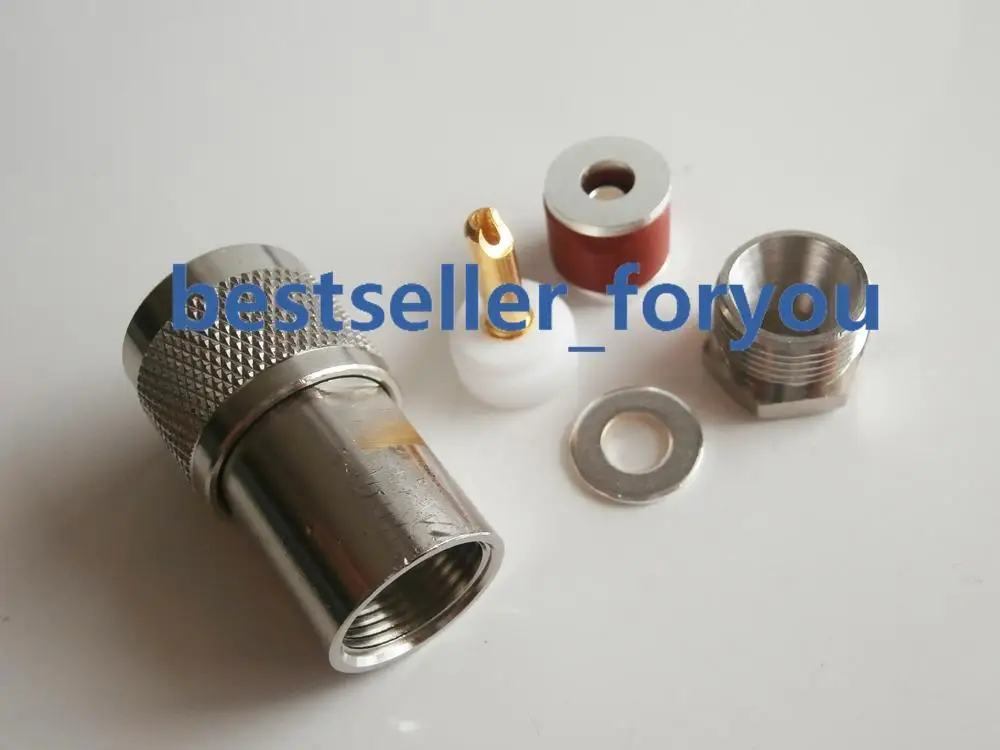 1X UHF зажим PL259 штекер для кабеля LMR195 RG58 RG400 RG142 RF coax разъем | Обустройство дома