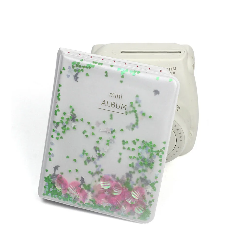 64 кармана 3 дюймовые мини пленки фото альбом с зыбучим песком для Fujifilm Instax Mini 9 8 7s 90