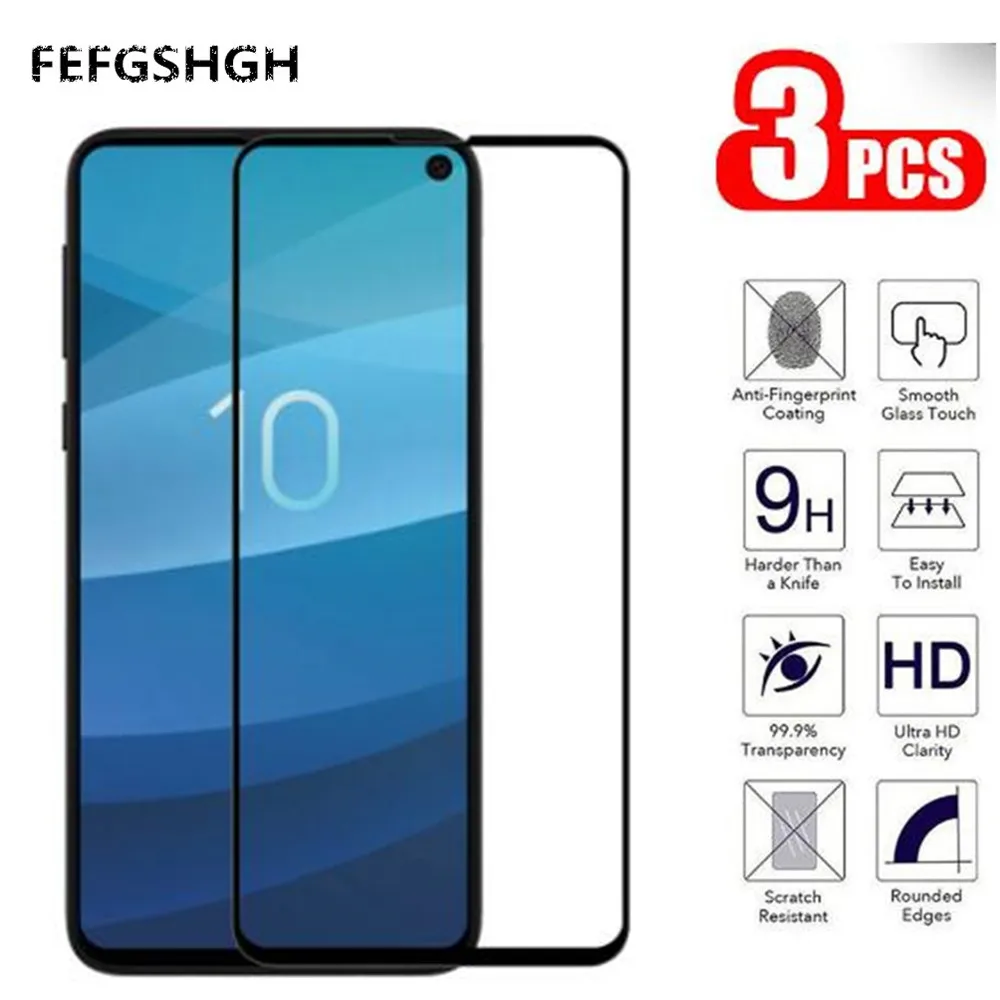 

Закаленное стекло с полным покрытием для Samsung Galaxy S10 Lite, защитная пленка, стекло для Samsung Galaxy S10 Lite, защита 9h