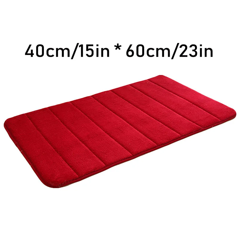 Dozzlor 40*60 см, коврик для ванной комнаты, ковер для ванной комнаты, коралловый флис, пена с эффектом памяти, коврик для ванной, для кухни, для двери, пола, tapis de bain
