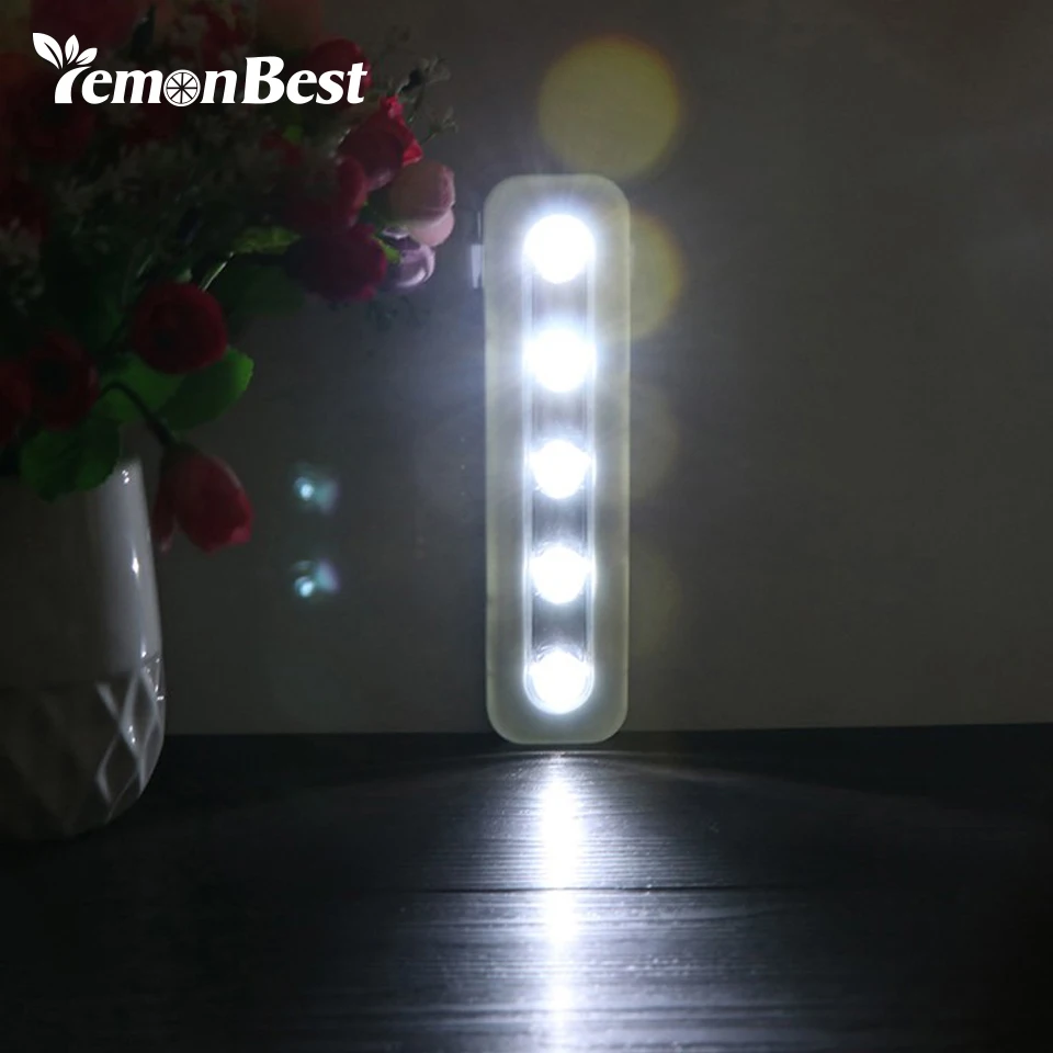 Домашний Светильник LemonBest для кухонных шкафов мини ночник с 5 светодиодный