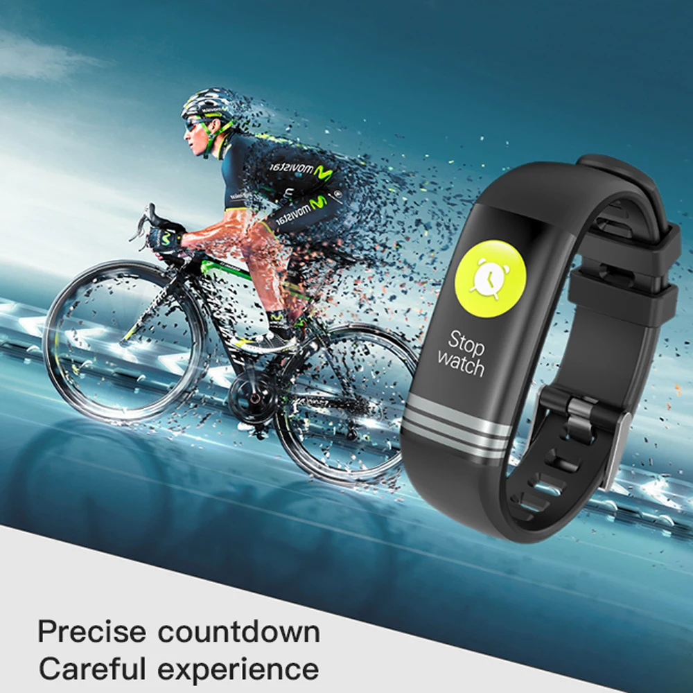 UHOOFIT G26S Colors Strap Smart Fitness Bracelet Heart Rate Monitor Band Multiple Sport Mode Stopwatch Wristbands | Электроника