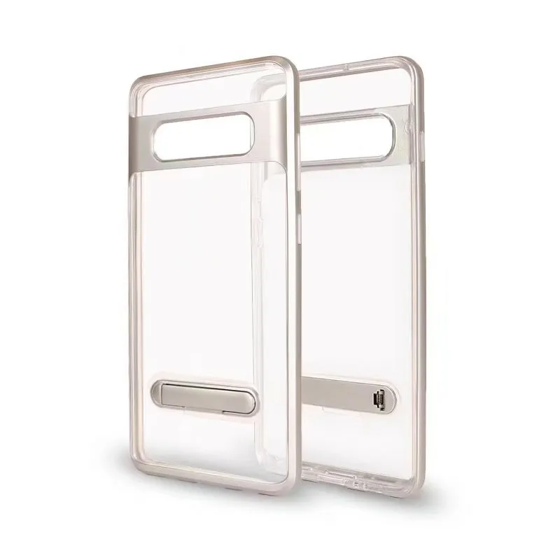 Импорт высокие прозрачные мягкие ТПУ жесткий защитный чехол Frame Magnic Kickstand чехол для телефона для samsung S10 Lite S10 плюс S10