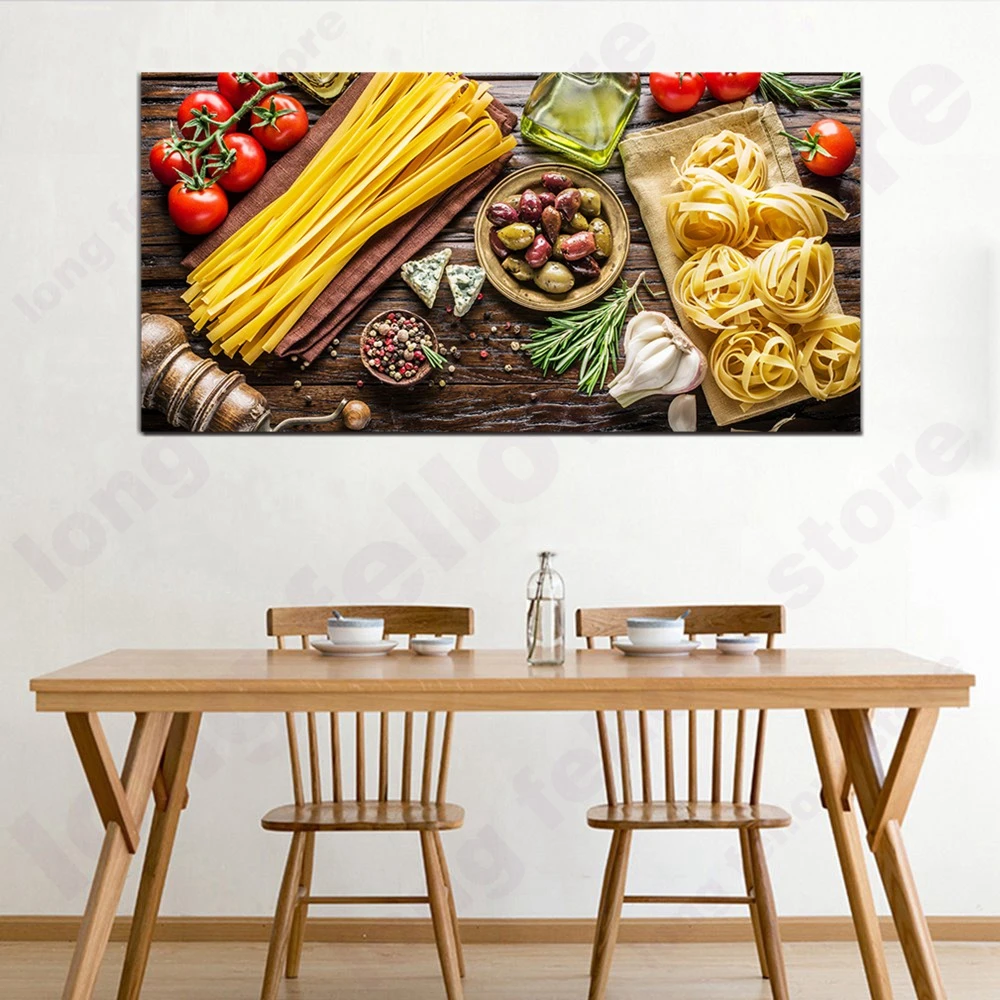 Рамка с изображением пасты вкусная кухня домашний декор свежая еда натюрморт