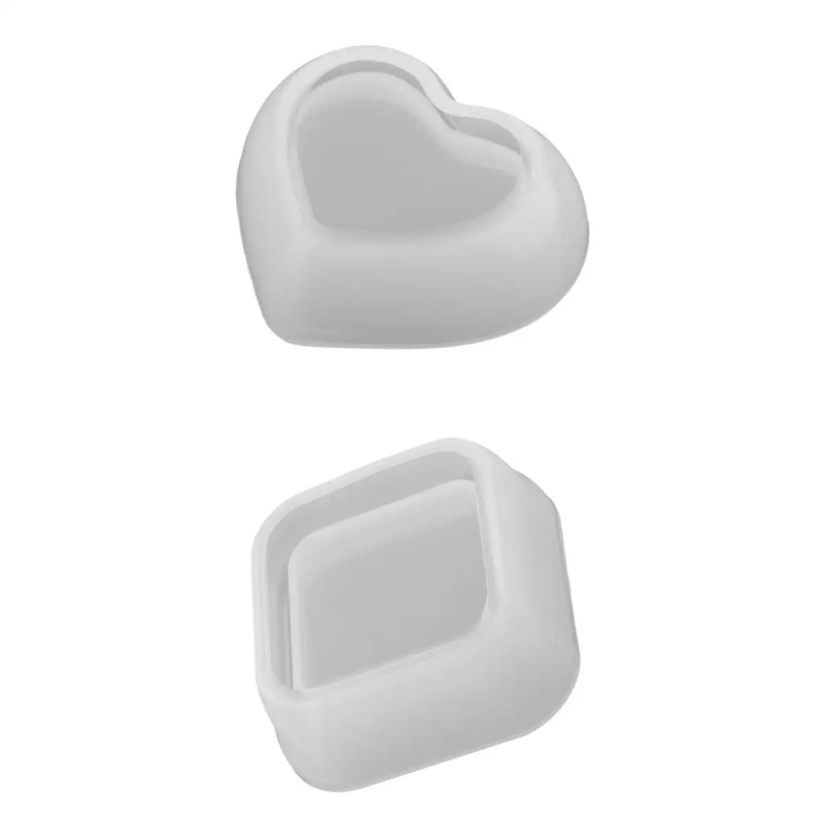 2 шт. Прозрачная силиконовая форма полимерная для изготовления ювелирных изделий