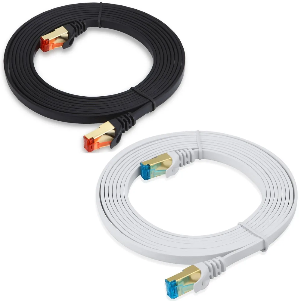 RJ45 Ethernet кабель Плоский CAT6 0 5 м 1 2 3 10 15 сетевой гигабитный Lan патч маршрутизатора