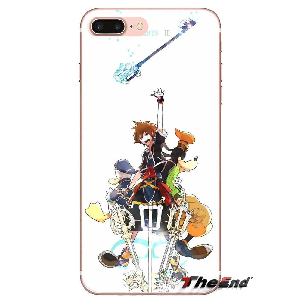 For Huawei Mate Honor 4C 5C 5X 6X 7 7A 7C 8 9 10 8C 8X 20 Lite Pro Transparent TPU Skin Cover Kingdom Hearts Game Keyblades Sora |