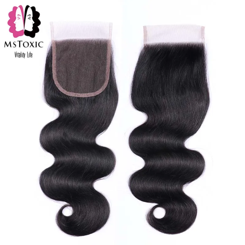Mstoxic Body Wave Bundles With Closure 30inch - 40inch Brazilian Hair Remy Human | Шиньоны и парики