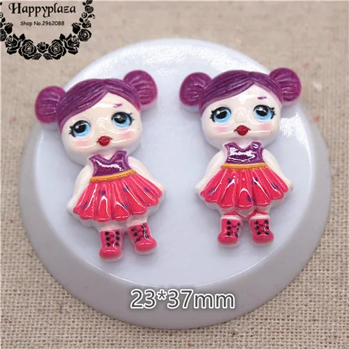 big 10pcs Новинка,, кавайный миниатюрный Кабошон из смолы для больших и маленьких девочек с плоской задней поверхностью, художественная поставка, сделай сам, скрапбукинг - Цвет: big 10pcs