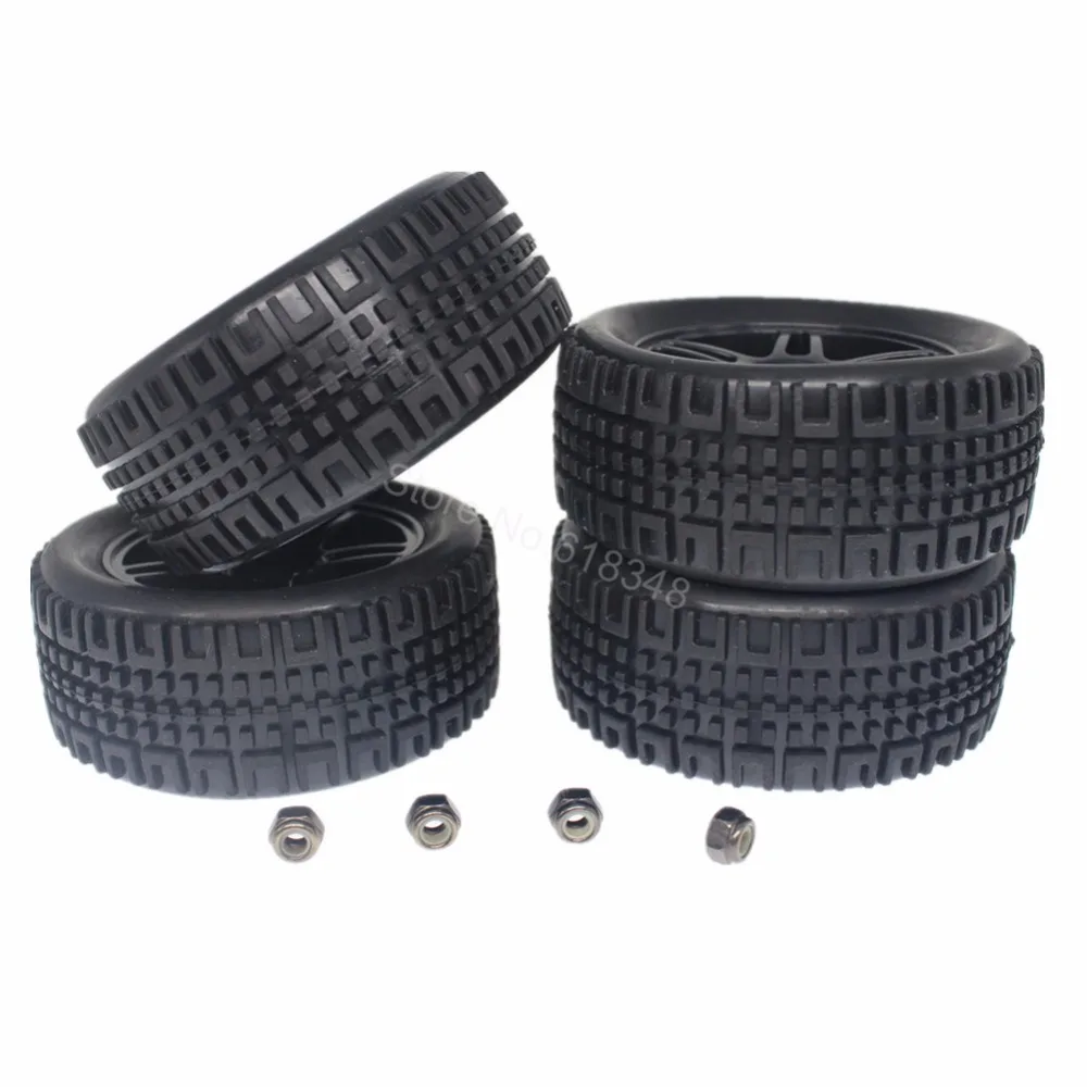 Раллийные шины с дистанционным управлением 4 шт. 76 мм набор колес пятизвездочной