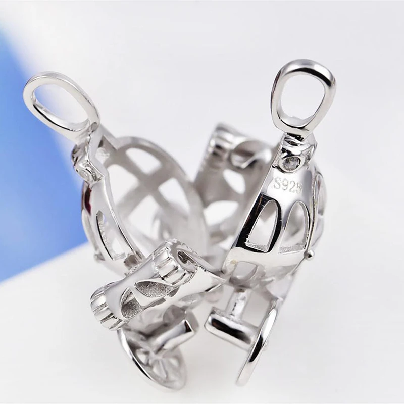 Цепочка с подвеской в виде тыквы для детей из серебра 925 пробы|necklace angel|design