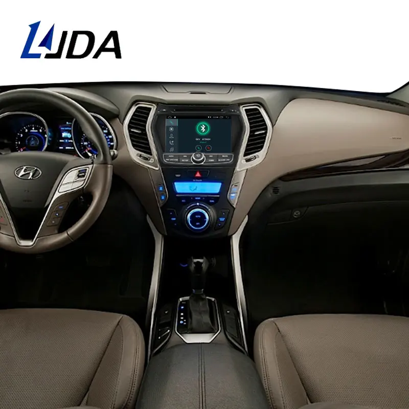 Автомобильный dvd плеер DSP Carplay Android 10 для Hyundai IX45 SANTA FE 2012 2014 автомобильное радио gps