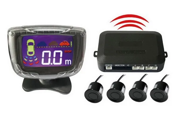 Беспроводной автомобильный датчик парковки с ЖК-дисплеем резервная система