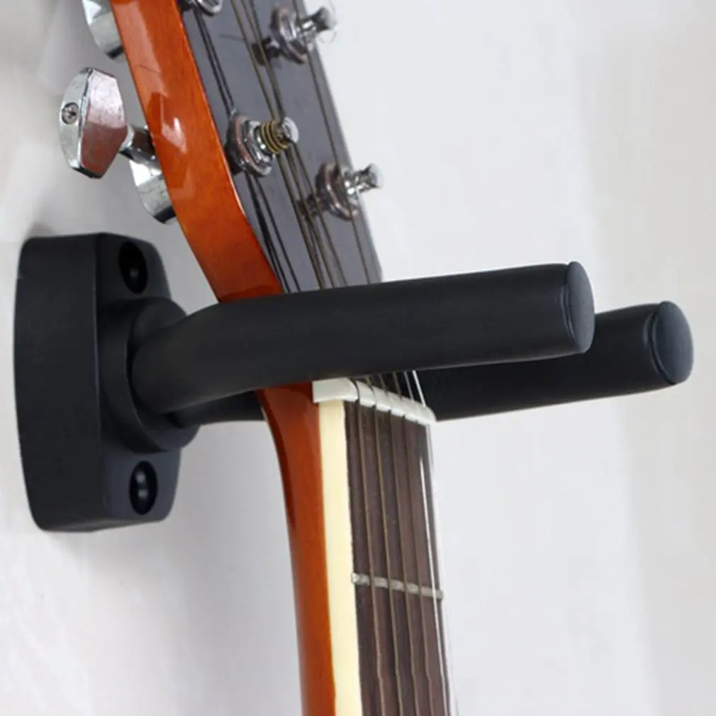 خطاف حائط للجيتار ، حامل غير قابل للانزلاق للجيتار الصوتي الكهربائي ، أداة أوتار القيثارة