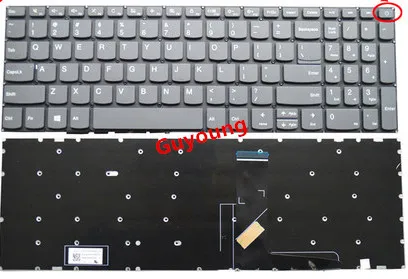 Английская клавиатура ноутбука для Lenovo IdeaPad 320 15 15ABR 15AST 15IAP 15iкб 320S 15ISK 320s черный