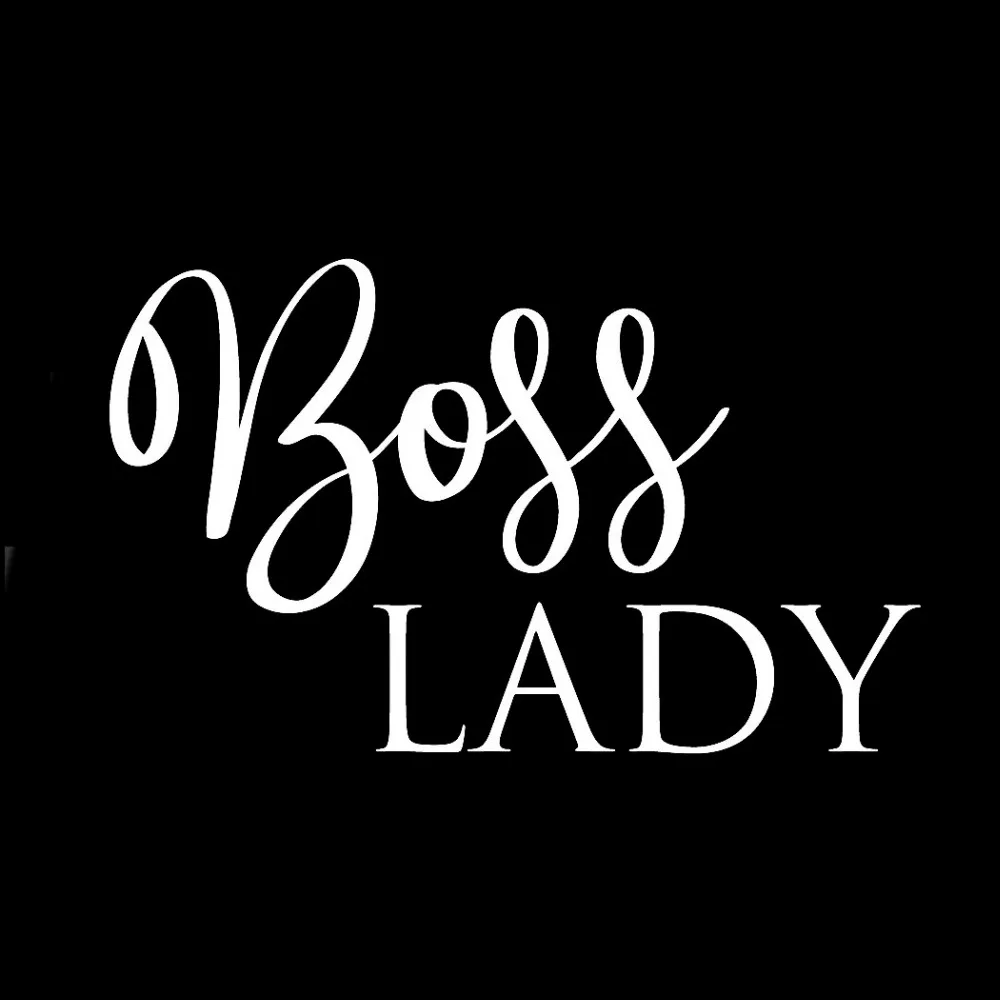 Виниловая наклейка для АВТОМОБИЛЯ Boss Lady Высококачественная Наклейка на окно