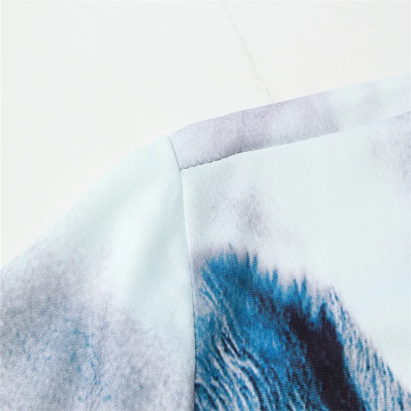 Новинка 2017 Мужская футболка с короткими рукавами 3D печати Гарнетт Летняя Блузка