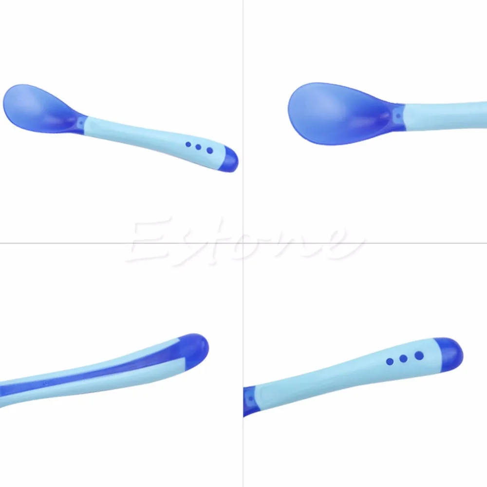 Термочувствительная ложка для кормления ребенка отлучение силиконовая головка