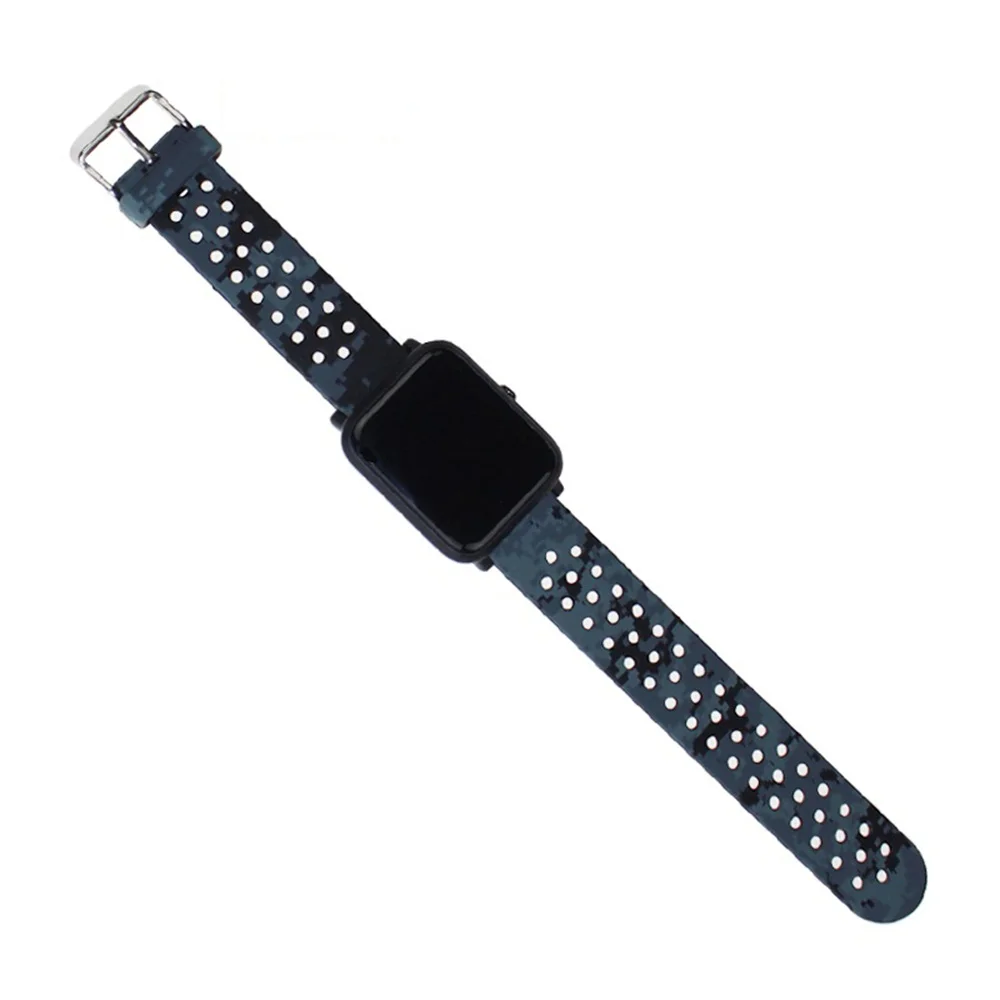 Для Amazfit ремешок Ремешок Bip Камуфляжный ремешок для Xiaomi Amazfit Bip Youth TPU чехол+ силиконовый браслет сменный Браслет