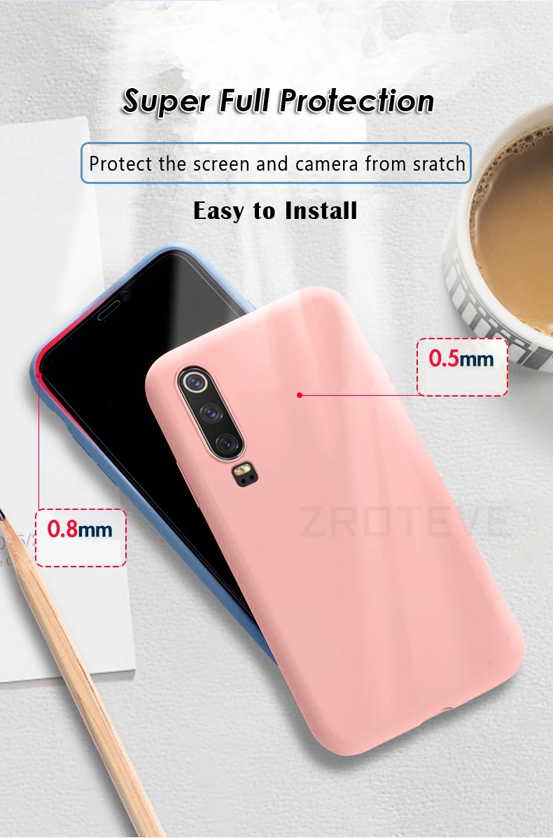P30 Pro Чехол ZROTEVE жидкий силиконовый чехол для huawei P30 Lite Pro Чехол P 20 Plus гладкий Чехол для huawei P20 Lite P 20 Pro Чехол