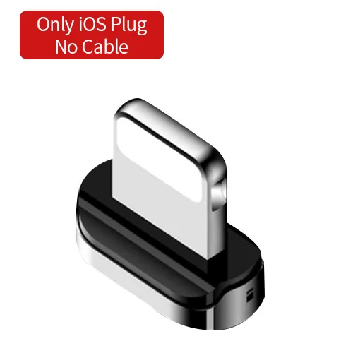 Only ios plug Магнитный зарядный кабель для iPhone 5 USB кабель для ipad кабель, магнитный свет usb кабель для мобильного телефона зарядное устройство - Цвет: Only ios plug