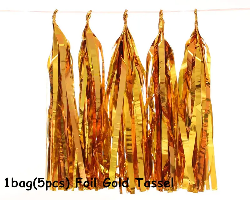 1bag F-Gold tassel 36 дюймов в коем случае черный, белый цвет латексные воздушные шары с гелием детских празднований дня рождения Свадебная вечеринка гирлянда из звездочек сексуальная верхняя одежда с кисточками Детские конфетти шары - Цвет: 1bag F-Gold tassel