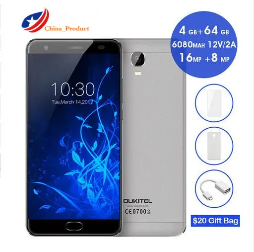 OUKITEL K6000 Plus смартфон с 5 дюймовым дисплеем восьмиядерным процессором FHD ОЗУ 4 Гб ПЗУ