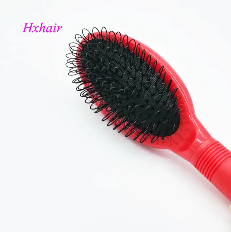 Щетка № 3 с красной ручкой для наращивания волос/профессиональная расческа