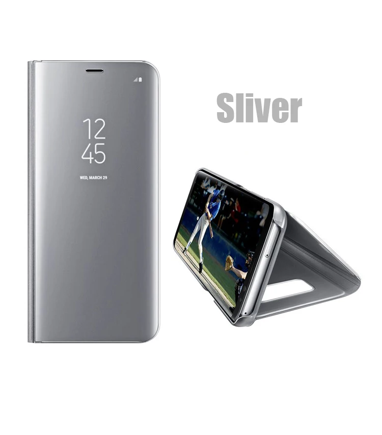 Высококачественный роскошный лучший чехол для Samsung Galaxy S8 прозрачный зеркальный