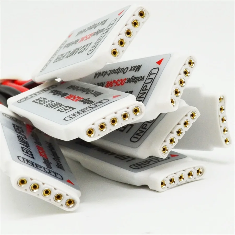 5 шт. светодиодный Усилитель контроллер мини 3 клавиши RGB/RGBW DC5 24V для 5050