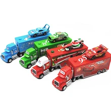 Дисней Тачки 2 шт. Lightning McQueen Uncle Jim литой под давлением