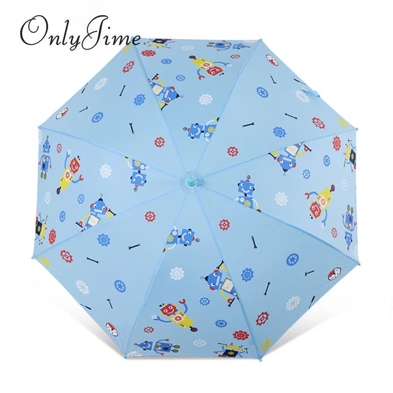 Only Jime Star Trek Cartoon Children Umbrella Color Plastic Cute Long Handle Straight Student Kid Print | Дом и сад