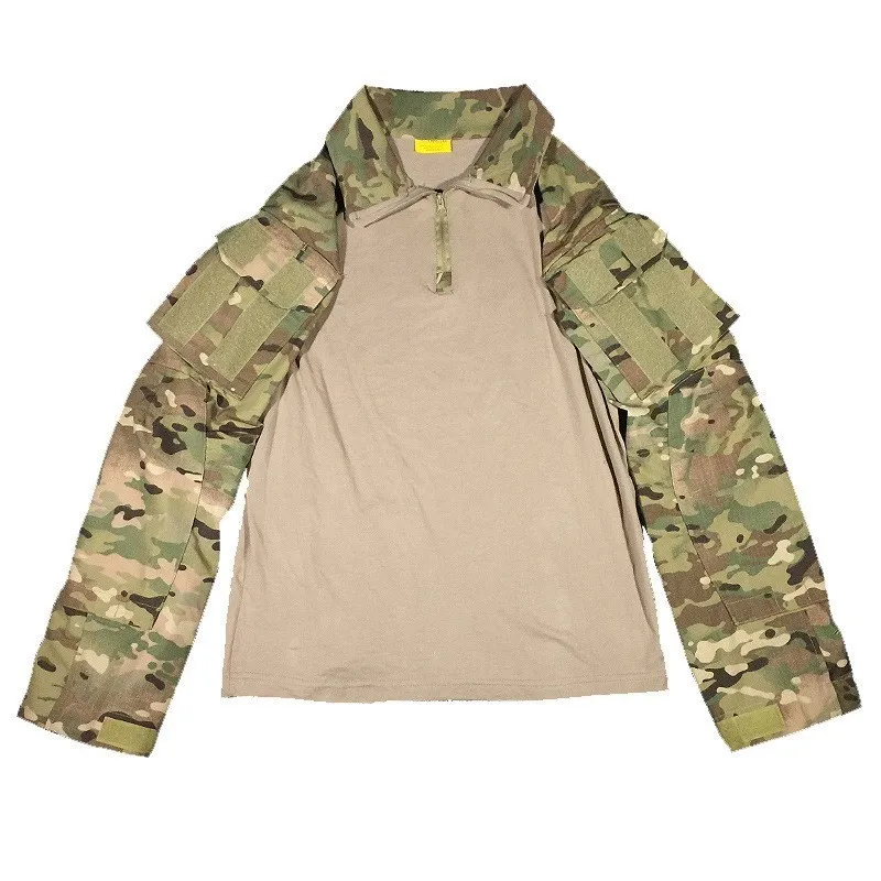 CP Shirt 1 Обновленная Тактическая Военная камуфляжная рубашка, штаны, армейский веер, уличная Боевая тренировочная одежда, полевая CS Экипировка, топы, брюки - Цвет: CP Shirt 1