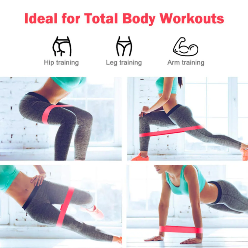 5 шт./компл. фитнес-резистор для йоги Пилатес тренировка Спорт резиновые петли