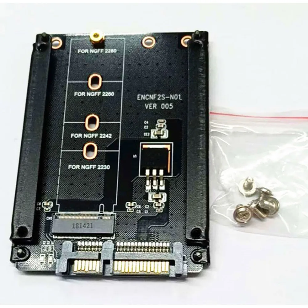 M.2 NGFF к SATA3 адаптер карта M ключ B+ M ключ SSD конвертер M2 к 2,5 SATA 6 ГБ/сек. разъем питания карта с корпусом