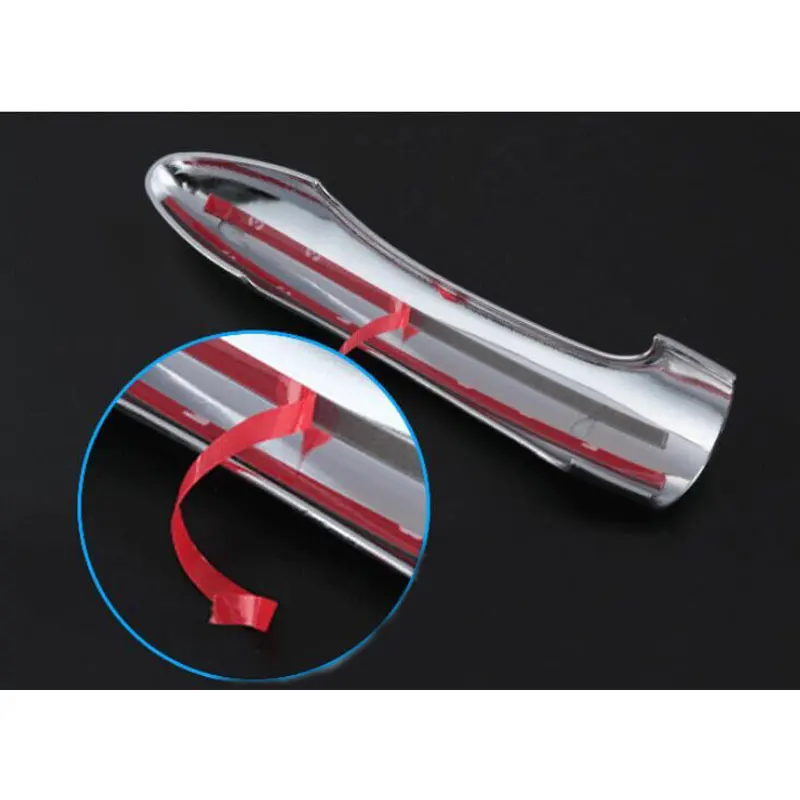 8 шт. ABS Хромированная Крышка для наружных дверей отделка с блестками украшение