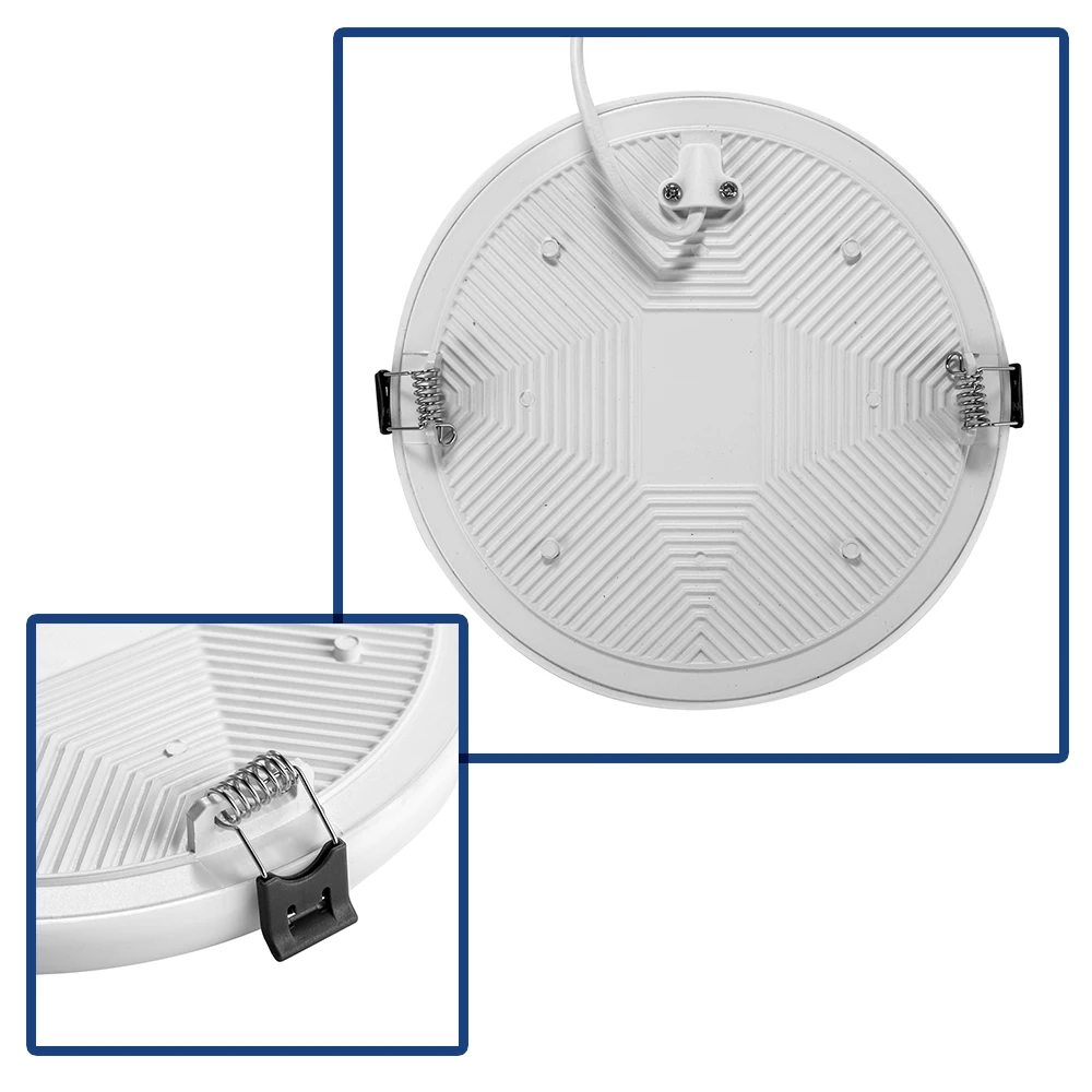 New Hot LED Dimmable Recessed Ceiling Light Round White Frosted Surface Borderless Panel Lamp 10W/18W/24W/36W For Home lighting |
