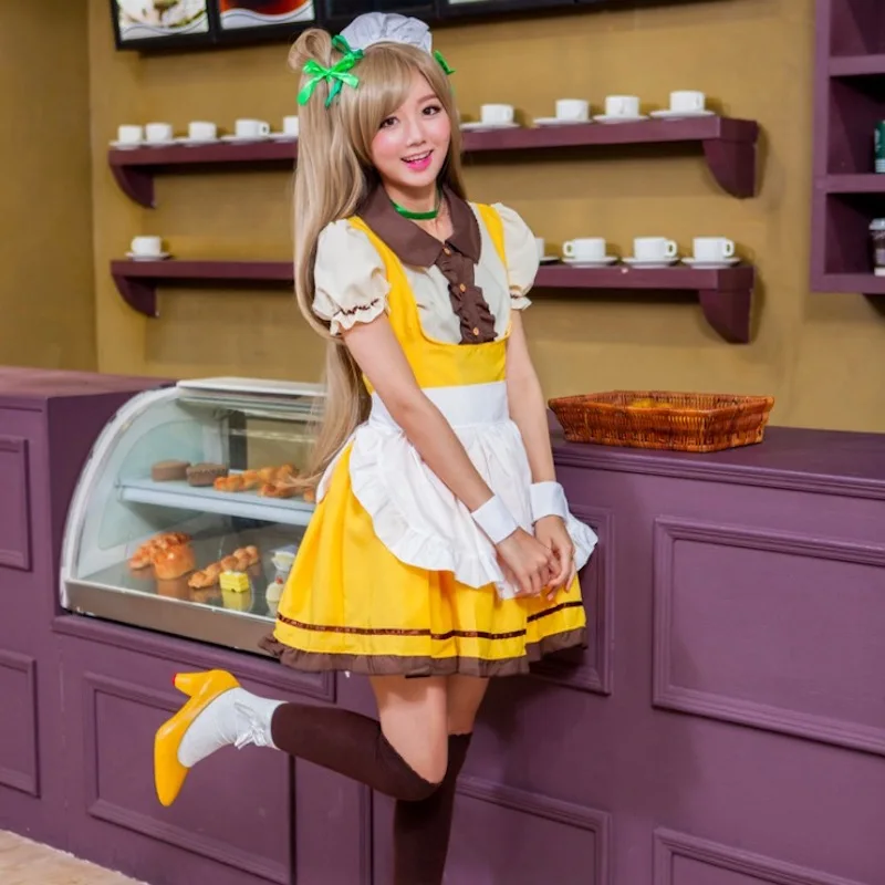 Симпатичный Единорог Любовь Живая Аниме Косплей Костюм Lovelive Minami koдори конфеты