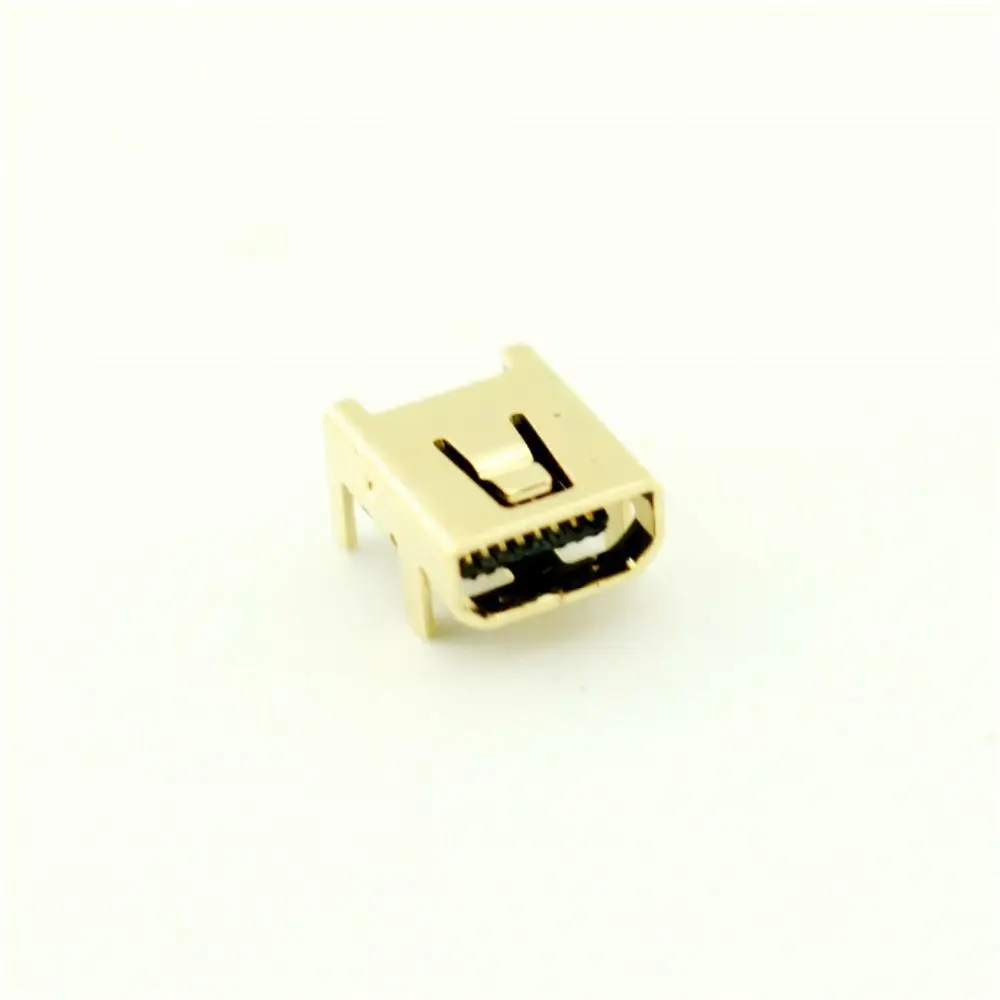 100 шт. позолоченные мини-USB-разъёмы 8 контактов | Компьютеры и офис