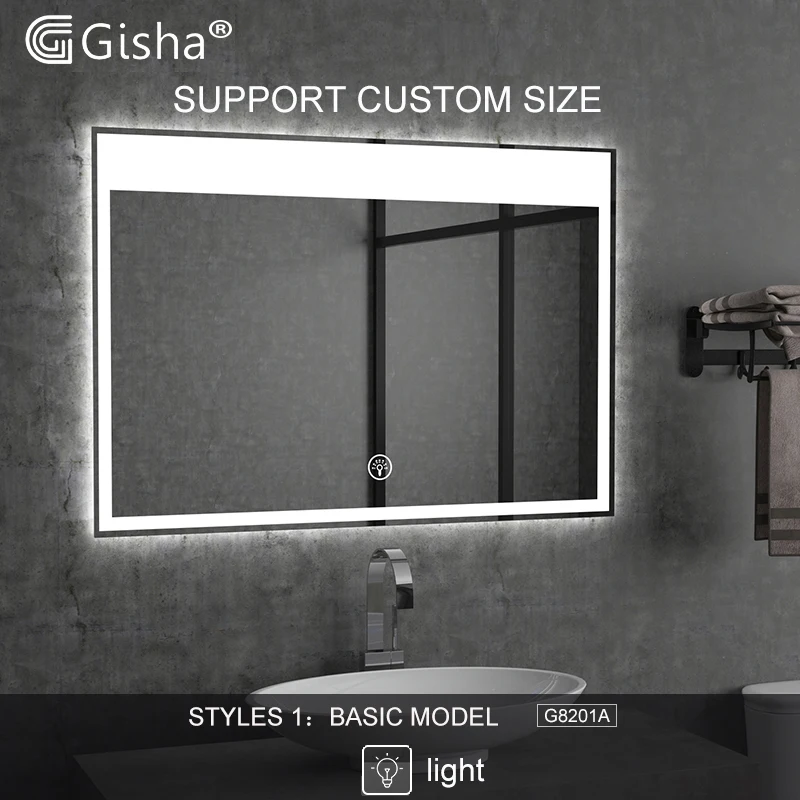 Custom-made  Illuminated Smart Mirror LED Bathroom mirror Anti-fog backlit Mirror Makeup Mirror Bluetooth-compatible speaker