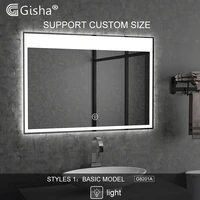Custom-made  Illuminated Smart Mirror LED Bathroom mirror Anti-fog backlit Mirror Makeup Mirror Bluetooth-compatible speaker