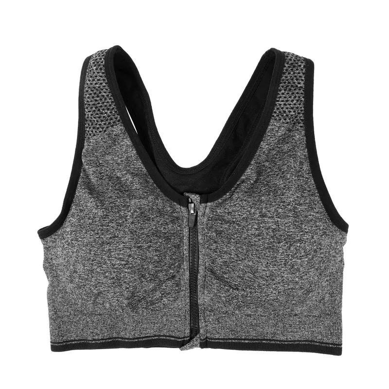 WANAYOU 7 цветов Женская молния Push Up спортивные бюстгальтеры мягкий Wirefree
