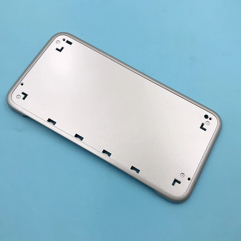 Серебряная средняя Верхняя Рамка чехол подставка для Nintend New 2DS XL/LL ремонт