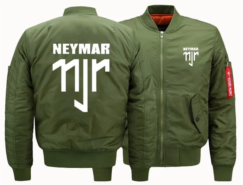 2019 Men's flight jacket Bomber wool liner print MEYMAR 11JR fastest speed of transportation | Мужская одежда