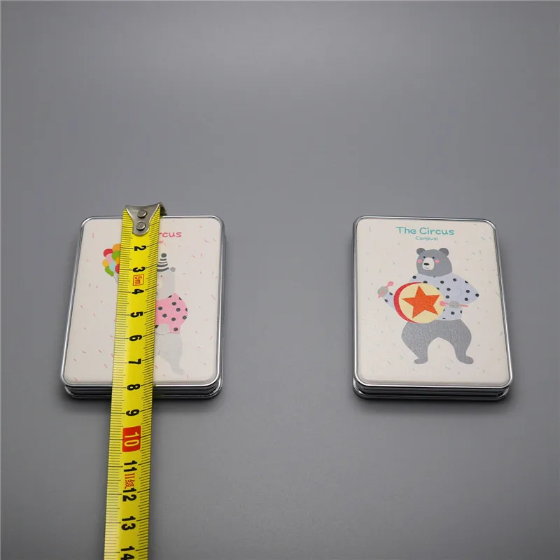 1 шт. карнавальный медведь двухстороннее складное карманное зеркало из