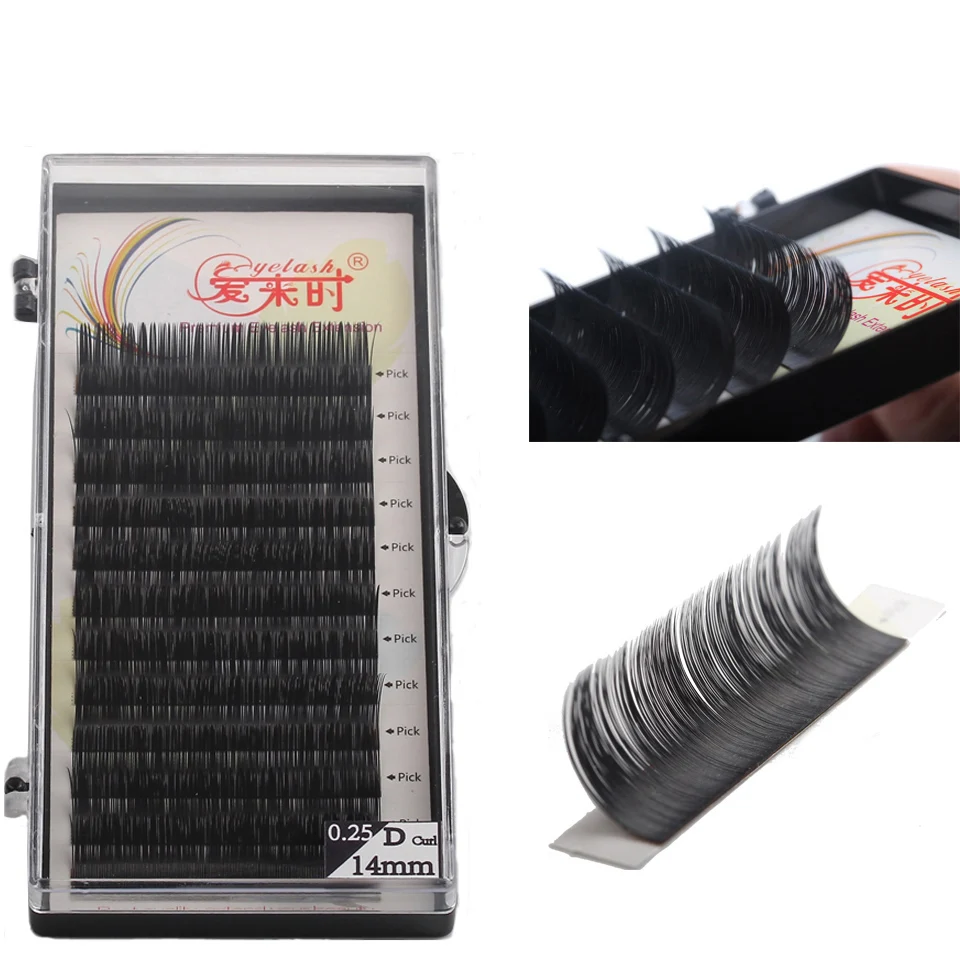 Thinkshow Корея наращивание ресниц 12 линий/Чехол все размеры инструменты для макияжа