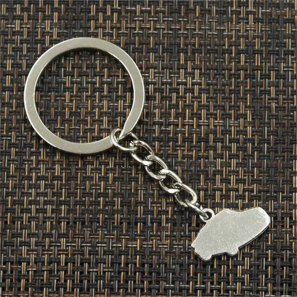 Fashion Sports Car 21x14mm Pendant 30mm Key Ring Metal Chain Bronze Silver Color Men Gift Souvenirs Keychain Dropshipping | Украшения и