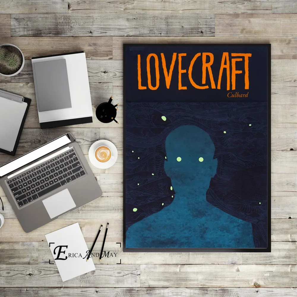 Lovecraft винтажный комикс искусство холст Художественная печать картина